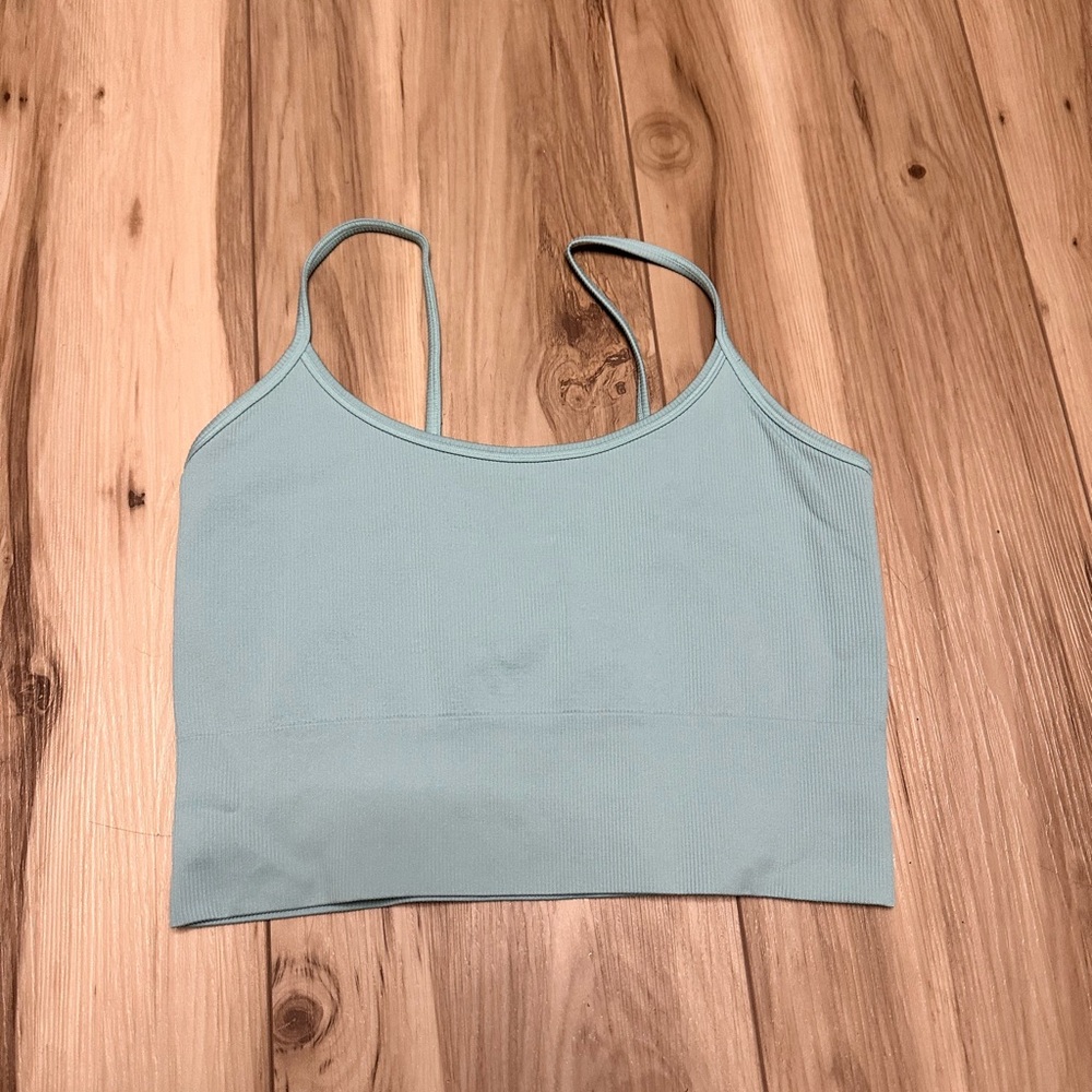 Athleta Light Blue Crop Top